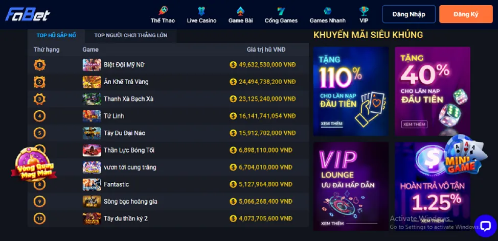 Hoàn trả cược hàng ngày cho đá gà trên bet999 app